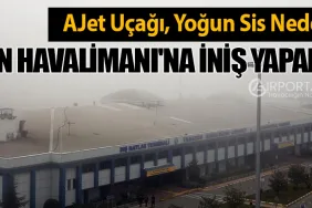 AJet Uçağı, Yoğun Sis Nedeniyle Trabzon Havalimanı'na İniş Yapamadı