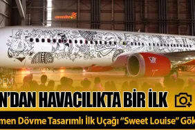 Corendon’dan Havacılıkta Bir İlk: Dünyanın Tamamen Dövme Tasarımlı İlk Uçağı “Sweet Louise” Gökyüzüyle Buluştu 2 Corendon Hava Yolları Haberleri Corendon Hava Yolları Corendon’dan-Havacılıkta-Bir-İlk-Dünyanın-Tamamen-Dövme-Tasarımlı-İlk-Uçağı-Sweet-Louise-Gökyüzüyle-Buluştu