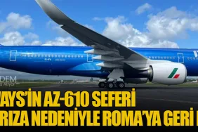 ITA Airways’in AZ-610 Seferi Teknik Arıza Nedeniyle Roma’ya Geri Döndü