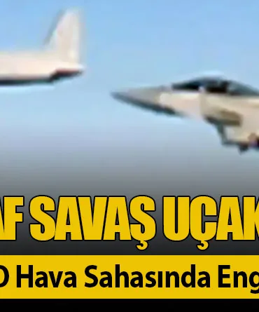 İngiltere RAF Savaş Uçakları, Rus Uçaklarını NATO Hava Sahasında Engelledi
