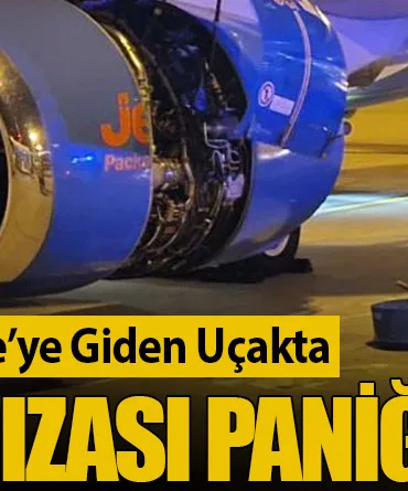 İngiltere’den Türkiye’ye Giden Uçakta Motor Arızası Paniği