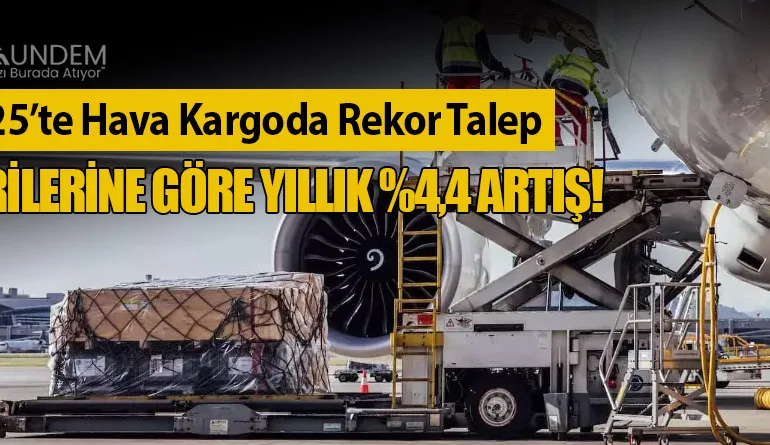 Mart 2025’te Hava Kargoda Rekor Talep: IATA Verilerine Göre Yıllık %4,4 Artış!