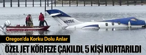 Oregon'da-Korku-Dolu-Anlar-Özel-Jet-Körfeze-Çakıldı,-5-Kişi-Kurtarıldı