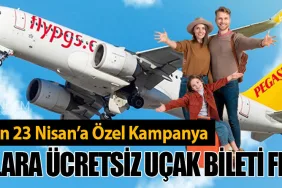 Pegasus’tan 23 Nisan’a Özel Kampanya: Çocuklara Ücretsiz Uçak Bileti Fırsatı!