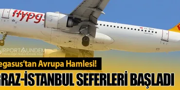 Pegasus’tan Avrupa Hamlesi! Graz-İstanbul Seferleri Başladı