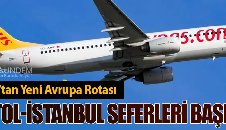 Pegasus’tan Yeni Avrupa Rotası: Bristol-İstanbul Seferleri Başlıyor