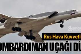 Rus Hava Kuvvetleri’ne Ait Bombardıman Uçağı Düştü!