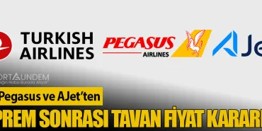 THY, Pegasus ve AJet’ten Deprem Sonrası Tavan Fiyat Kararı