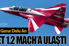 TUSAŞ'tan Gurur Dolu An: HÜRJET 1.2 Mach’a Ulaştı