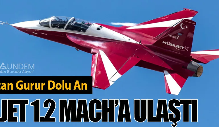 TUSAŞ’tan Gurur Dolu An: HÜRJET 1.2 Mach’a Ulaştı