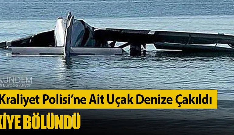 Tayland Kraliyet Polisi’ne Ait Uçak Denize Çakıldı: Uçak İkiye Bölündü