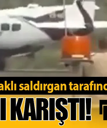 Tropic Air uçağı bıçaklı saldırgan tarafından ele geçirildi! Havaalanı karıştı!