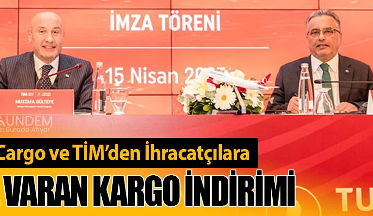 Turkish Cargo ve TİM’den İhracatçılara Yüzde 41’e Varan Kargo İndirimi