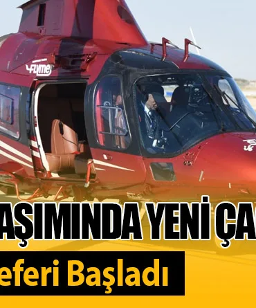 Türkiye-KKTC Ulaşımında Yeni Çağ: Helikopter Taksi Seferi Başladı