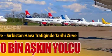 Türkiye – Sırbistan Hava Trafiğinde Tarihi Zirve. 880 Bin Aşkın Yolcu