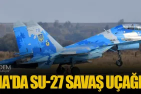 Ukrayna'da Su-27 Savaş Uçağı Düştü