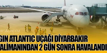 Virgin Atlantic Uçağı Diyarbakır Havalimanından 2 Gün Sonra Havalandı!
