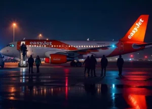Bomb-Panic-on-EasyJet-Flight-Passenger-Tried-to-Open-Emergency-Exit-Door,-Plane-Made-Emergency-Landing-in-Frankfurt