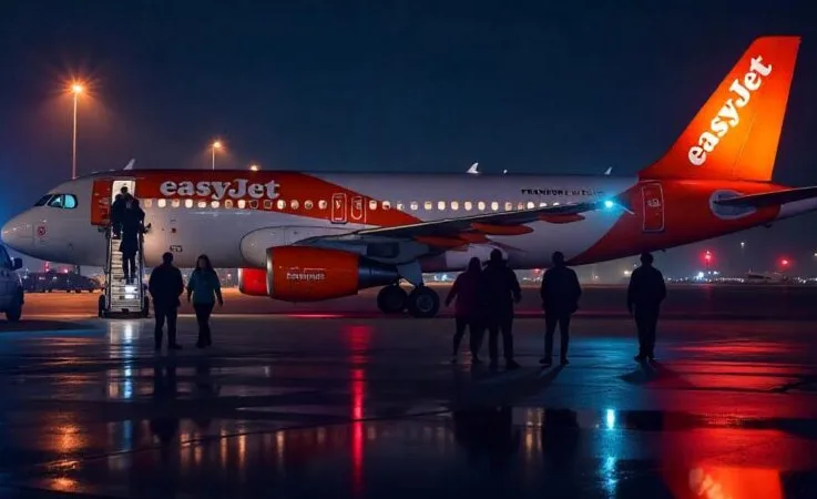 EasyJet uçağında panik: “Bomba!” diye bağırdı, uçak Frankfurt’a acil indi