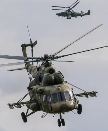 Rusya’da  Mi-8 Helikopteri Havada Arızalandı, Yere Çakıldı!