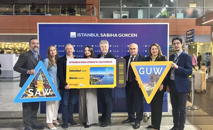 Pegasus’tan Orta Asya’ya Yeni Uçuş Noktası: İstanbul’dan Atırav’a Direkt Seferler Başladı