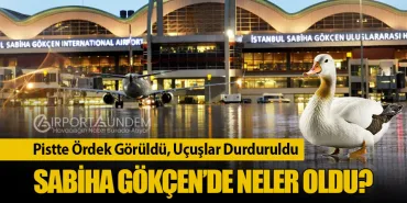 Pistte Ördek Görüldü, Uçuşlar Durduruldu: Sabiha Gökçen’de Neler Oldu?