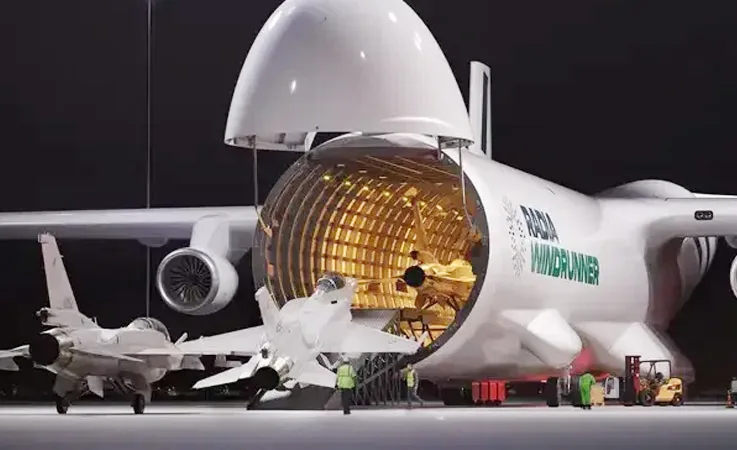WindRunner: F-16 Taşıyabilen Dev Kargo Uçağı Yolda