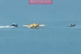 Adana’da Yangın Uçağı Baraj Gölü’ne Düştü: Pilotlar Kurtarıldı