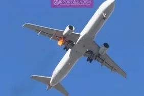 Airbus A321, Motorundan Alev Çıkınca Las Vegas’a Döndü