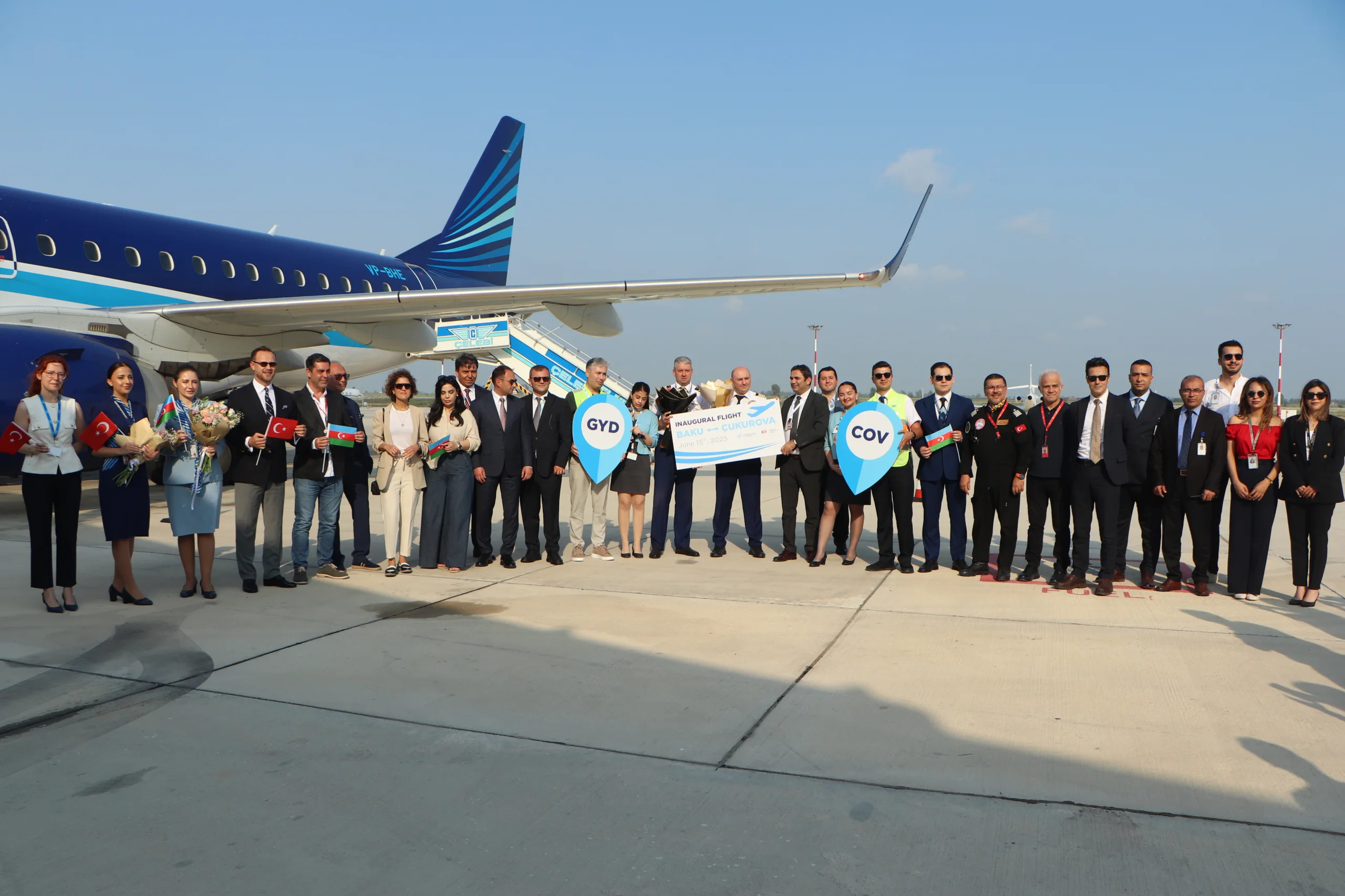 Azerbaijan Airlines, Çukurova-Bakü Seferlerine Başladı