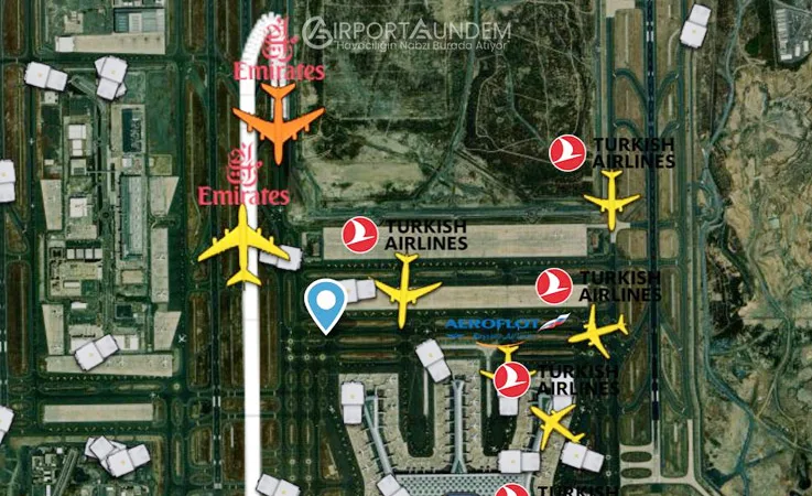 Ortadoğu Hava Sahası Savaş Alanına Döndü Emirates A380 Uçakları İstanbul Havalimanı’na Divert Etti. Hava Sahaları Kapatıldı