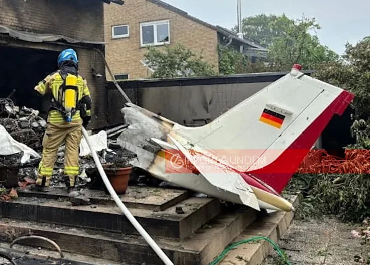 Pilot Arıza Bildirdi, Uçak Evin Üzerine Düştü