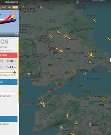 İstanbul’dan Kalkan Asiana Uçağı Havada Acil Karar Aldı