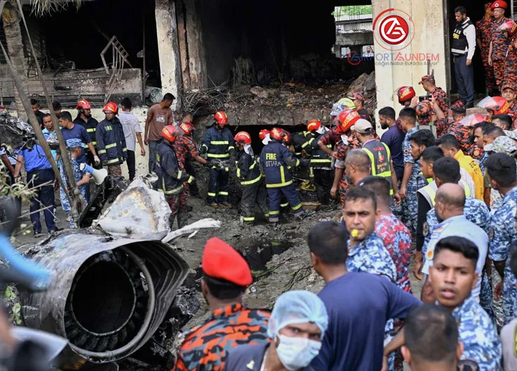 Dakka’da F-7 Savaş Uçağı Okula Düştü: En Az 18 Ölü, 160 Yaralı