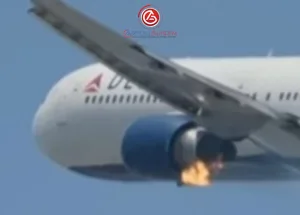 Delta-Uçağı-Los-Angeles’tan-Kalktı,-Alevlerle-Geri-Döndü