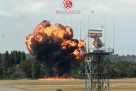 Havalanan Uçak Saniyeler İçinde Çakıldı: Patlama ve Alev Topu!