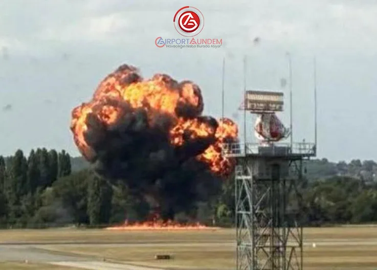 Havalanan Uçak Saniyeler İçinde Çakıldı: Patlama ve Alev Topu!