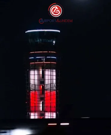Sabiha Gökçen Kulesi, Hainlere Karşı Kırmızı-Beyaz Yanacak!