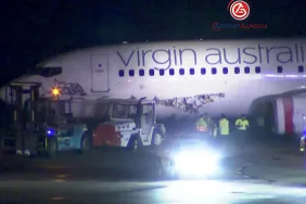 Virgin Australia 737’si Yer Aracıyla Çarpıştı. Uçak Bantla Kapatıldı