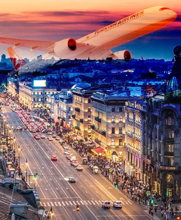Türkiye’den St. Petersburg’a Haftada 99 Uçuş
