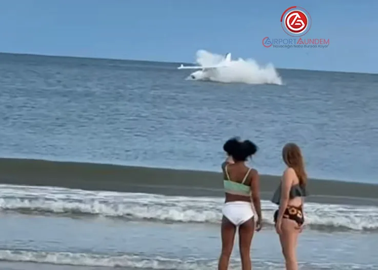 ABD’de Şok Eden Uçak Kazası: Tek Kişilik Uçak Denize Çakıldı