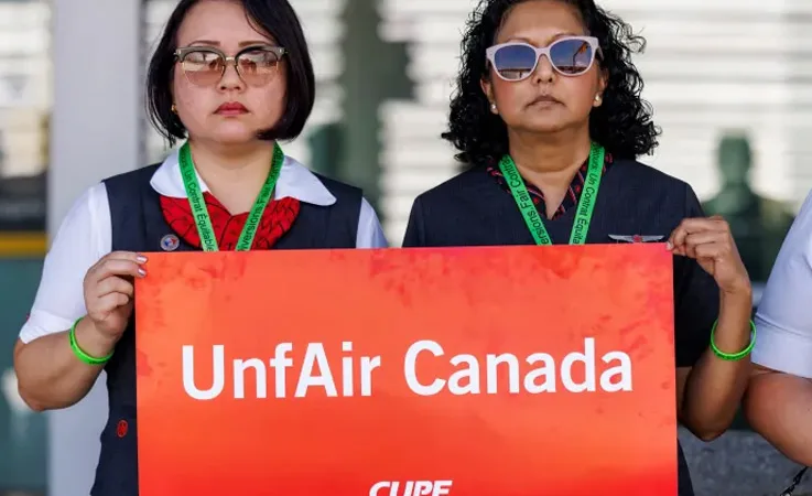 Air Canada Grevi Kanada-ABD Uçuşlarını Vuracak