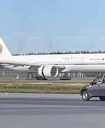 Air China Rusya Acil İnişiyle Tarihe Geçti