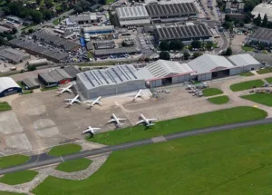 Aircraft-Engine-Caught-Fire,-Aviation-Traffic-Halted-in-Norwich!