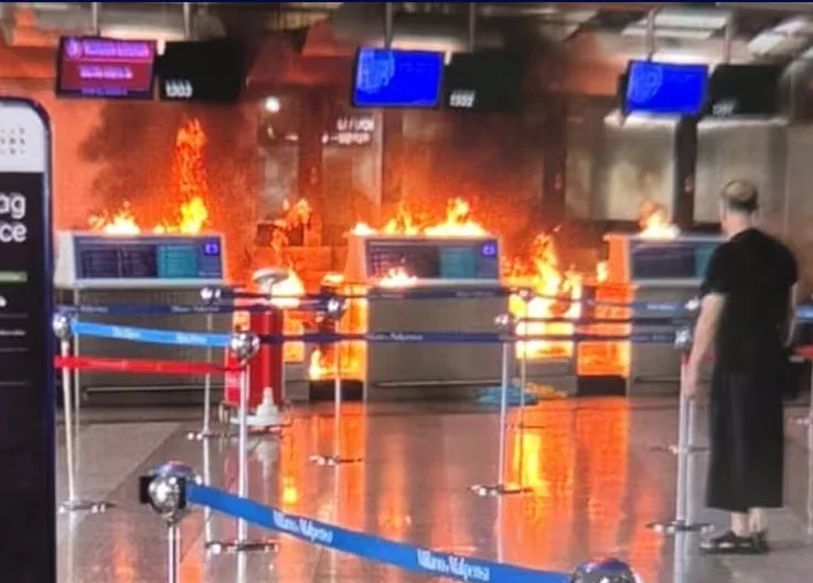 Havalimanı’nda Kundakçı Terminali Ateşe Verdi: Malpensa’da Korku Dolu Anlar