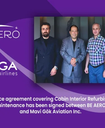 BE AERO ve Mavi Gök, Kabin Yenileme ve Ağır Bakımda Ortaklık Kurdu