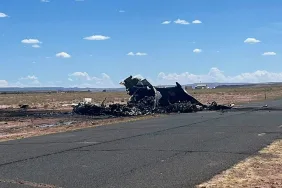 ABD’de Beechcraft Uçağı İniş Sırasında Yere Çakıldı