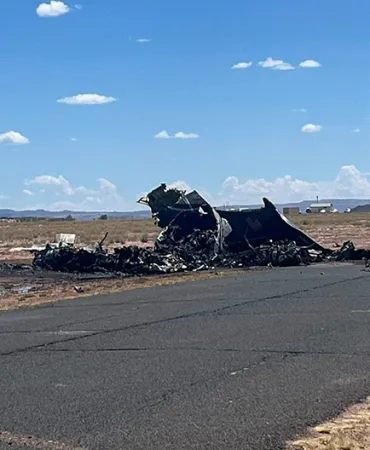 ABD’de Beechcraft Uçağı İniş Sırasında Yere Çakıldı