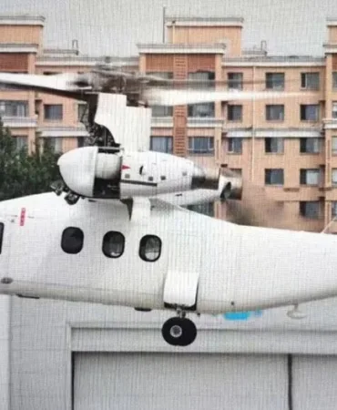 Çin’in İlk İnsanlı Tiltrotoru UR6000 Başarıyla Uçtu