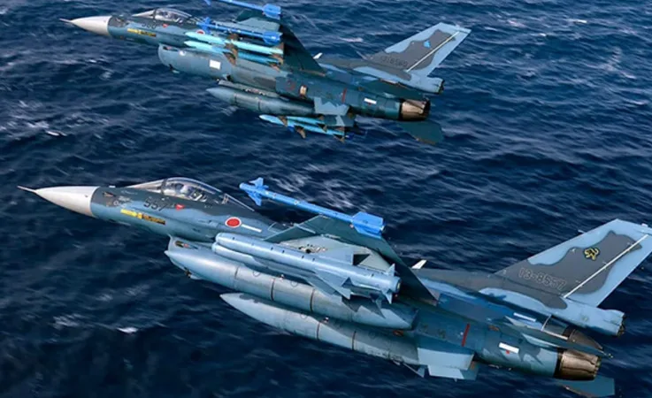 Japonya’da F-2A Savaş Uçağı Pasifik’e Düştü, 90 Jet Yere İndirildi